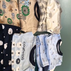 6 pairs of brand new toddler pajamas